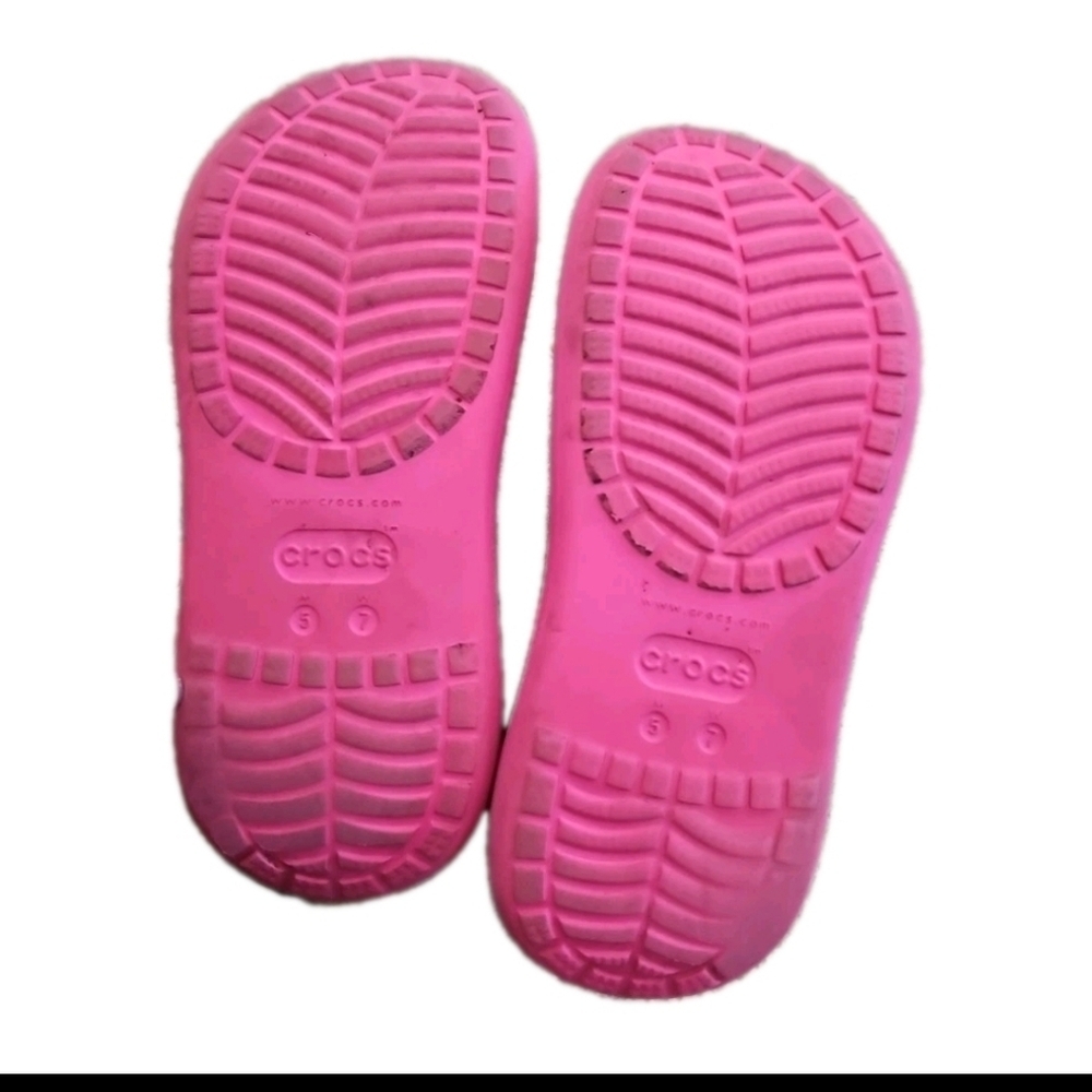 Crocs Classic Womens Pink Crush Platform Comfortable Slip-On Causal Clog 7 - Picture 6 of 13